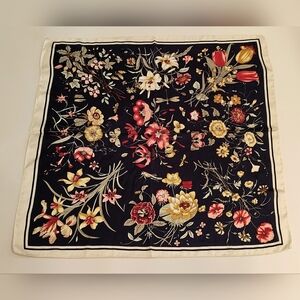 Floral  Flowers & Butterflies Print Scarf